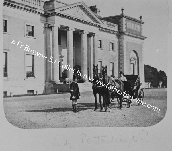 COPIES OF OLD PHOTOS LENT BY LORD CASTLEROSSE LADY PORTARLINGTON IN CARRIAGE